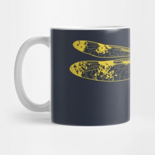 Intricate Golden DragonFly Mug